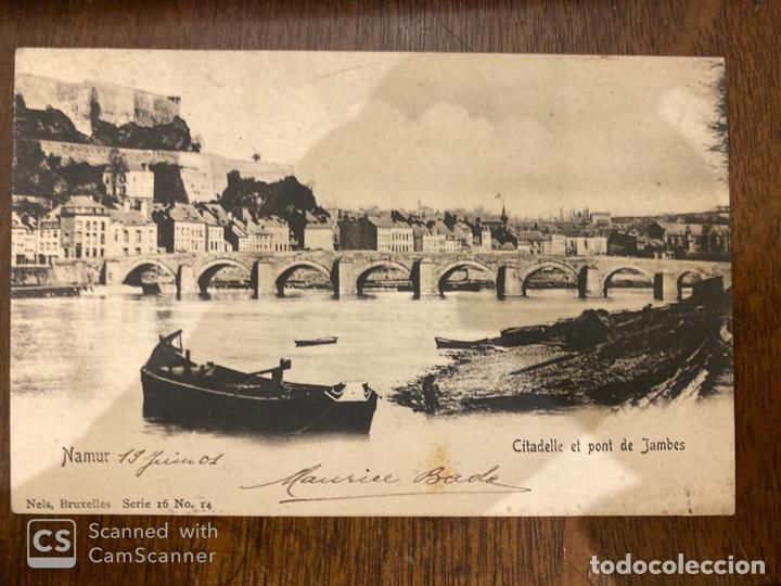 Cartes Postales: TARJETA POSTAL. BELGICA. VALONIA. NAMUR. CITADELLE ET PONT DE JAMBES. SERIE 16 N&ordm; 14. 1901