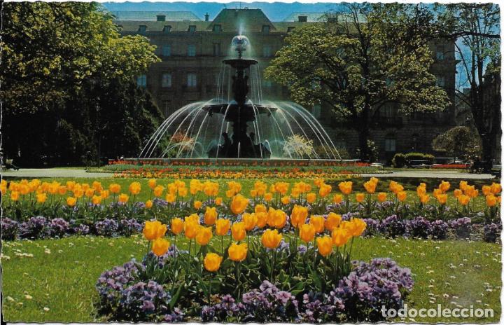 Cartoline: :::: PV211 - POSTAL - GENEVE - LA FONTAINE DU JARDIN ANGLAIS