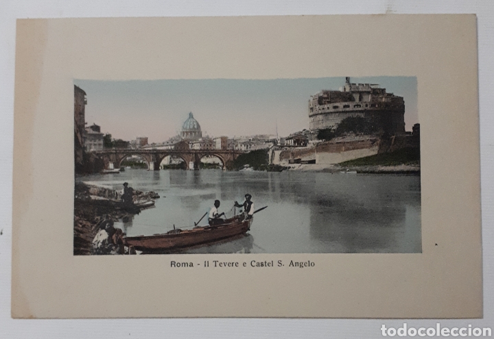 Postales: ROMA. IL TEVERE E CASTEL S. ANGELO. - Foto 1