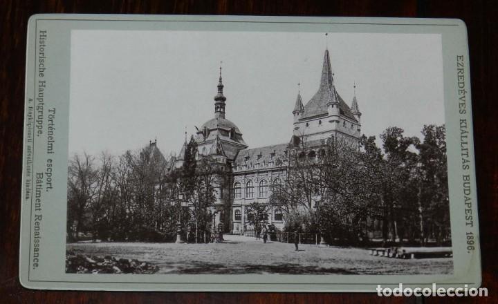 Cartes Postales: FOTOGRAFIA DE LA EXPOSICION DE BUPADEST 1896, T&Ouml;RTENELMI ESCPORT, EZREDEVES KIALLITAS BUDAPEST 1896,