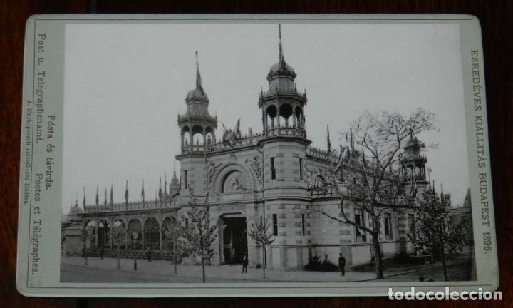 Cartes Postales: FOTOGRAFIA DE LA EXPOSICION DE BUPADEST 1896, POSTA ES TAVIRDA, EZREDEVES KIALLITAS BUDAPEST 1896, F