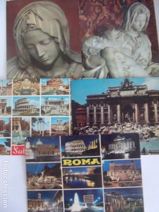 Postales: lote 5 postales roma - Foto 1