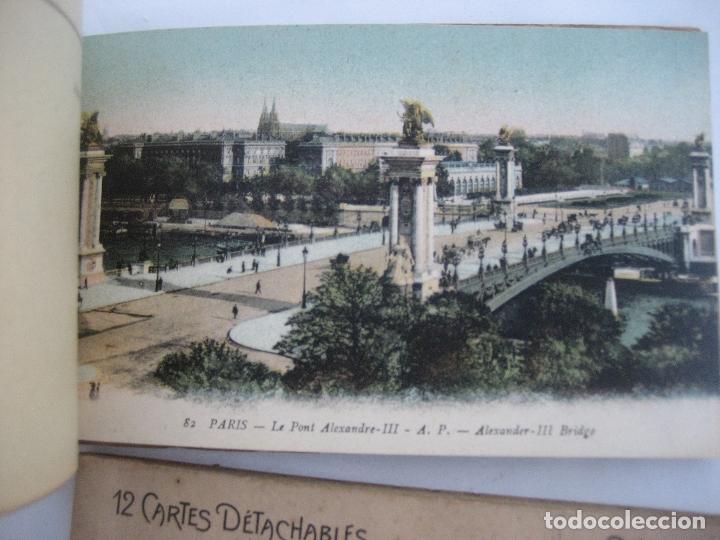 Postales: Paris. 2 blocks de 12 postales. - Foto 3