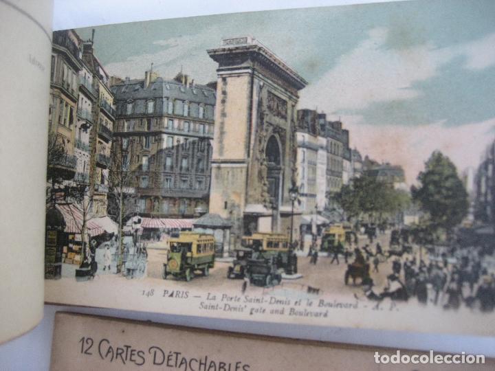 Postales: Paris. 2 blocks de 12 postales. - Foto 4