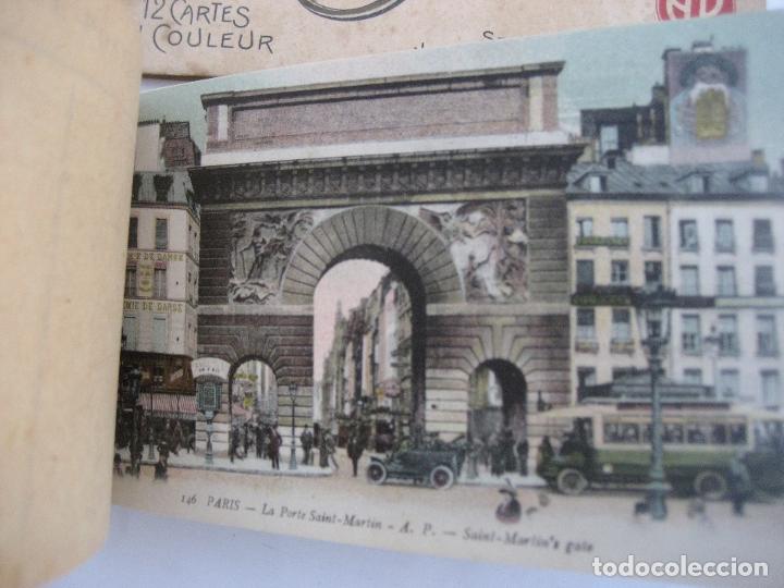 Postales: Paris. 2 blocks de 12 postales. - Foto 7