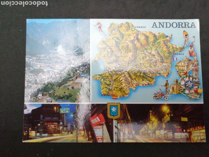 Postales: Andorra postal circulada - Foto 1