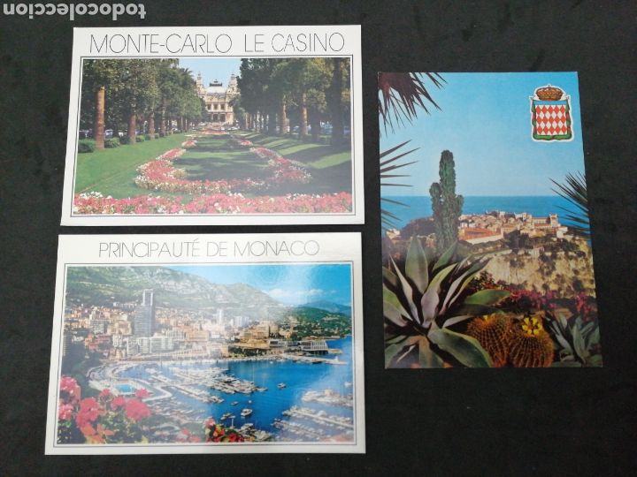Postales: Monaco 4 postales sin circular - Foto 1