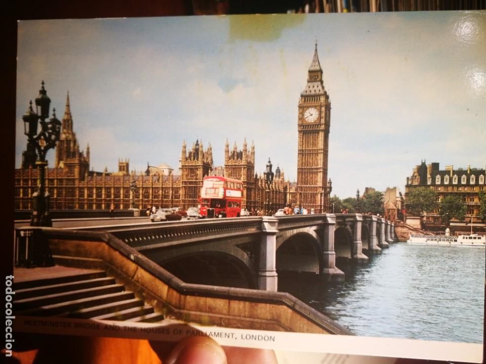Postales: Postal London Westminster Bridge and The House of Parlamento COLOURMASTER S/C