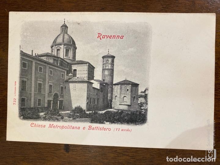 Postkarten: TARJETA POSTAL. ITALIA. RAVENNA. RAVENA. 772.-CHIESA METROPOLITANA E BATTISTERO (VI SECOLO)