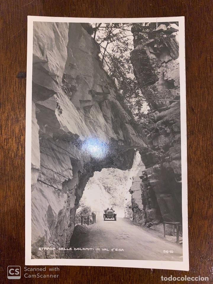 Postkarten: TARJETA POSTAL FOTOGRAFICA. ITALIA. DOLOMITAS. SATRADA BELLE DOLOMUTU IN VAL D'EGA.
