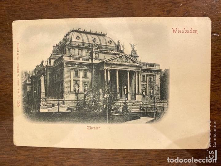Postales: TARJETA POSTAL. ALEMANIA. HESSE. WIESBADEN. THEATER. STENGEL & CO.