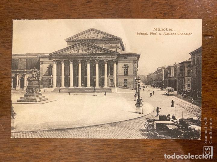 Postales: TARJETA POSTAL. ALEMANIA. BAVIERA. M&Uuml;NCHEN. K&Ouml;NIGL. HOF-U. NATIONAL-THEATER.