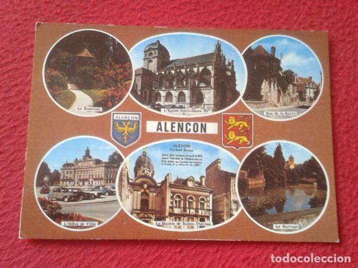 Postales: POSTAL FRANCIA FRANCE ALENCON ALEN&Ccedil;ON VISTAS VIEWS ORNE 61 LA ROSALE..CITRO&Euml;N 2 CV 2CV LE BARRAGE...