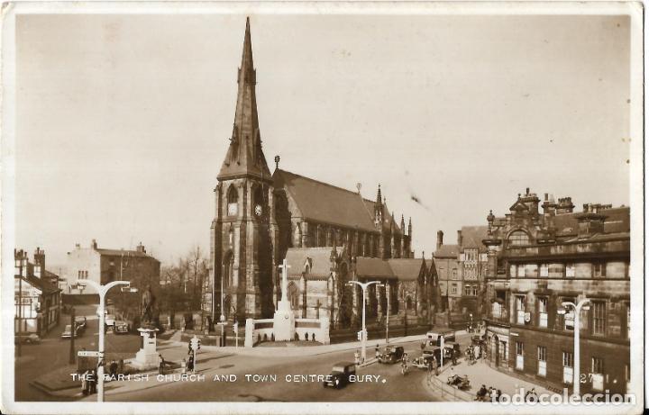 Postales: :::: VF206 - POSTAL - THE PARISH CHURCH AND TOWN CENTRE - BURY