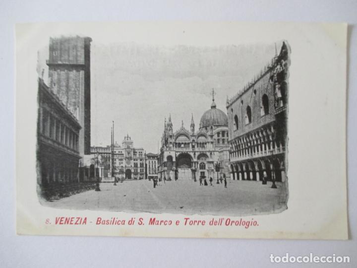 Postcards: TARJETA POSTAL DE ITALIA. VENEZIA. 8. BASILICA DI S. MARCO E TORRE DELL &acute; OROLOGIO