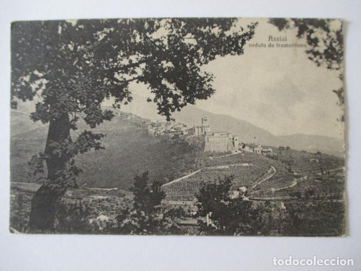 Postcards: TARJETA POSTAL DE ITALIA. ASSISI. VEDUTA DA TRAMONTANA.