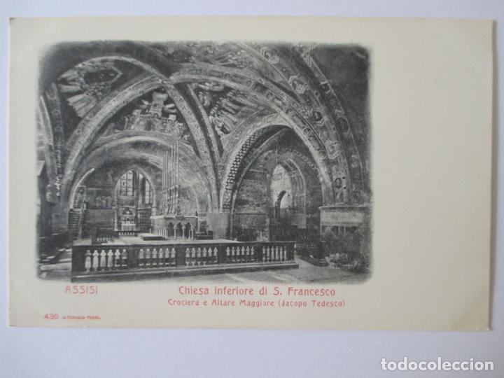 Postcards: TARJETA POSTAL DE ITALIA. ASSISI. CHIESA INFERIORE DI S. FRANCESCO. 436
