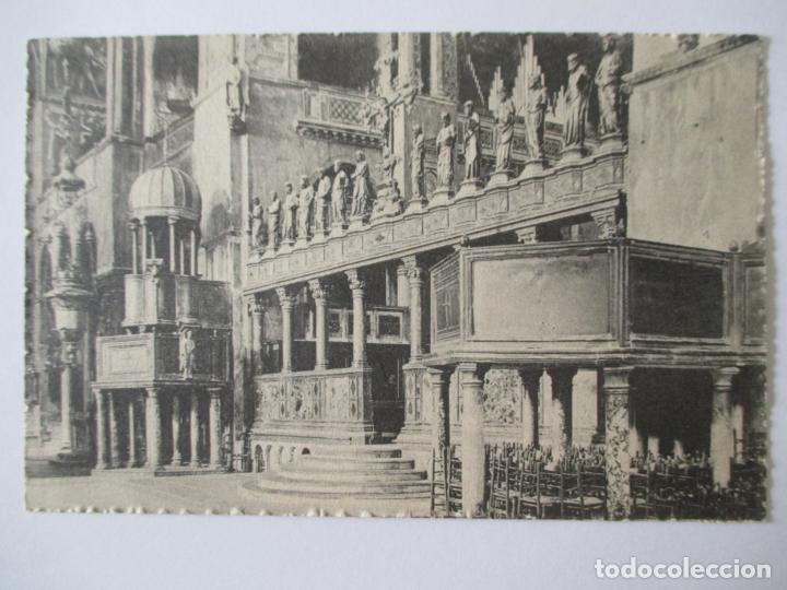 Postais: TARJETA POSTAL DE ITALIA. VENEZIA. INTERNO S. MARCO GLI APOSTOLI