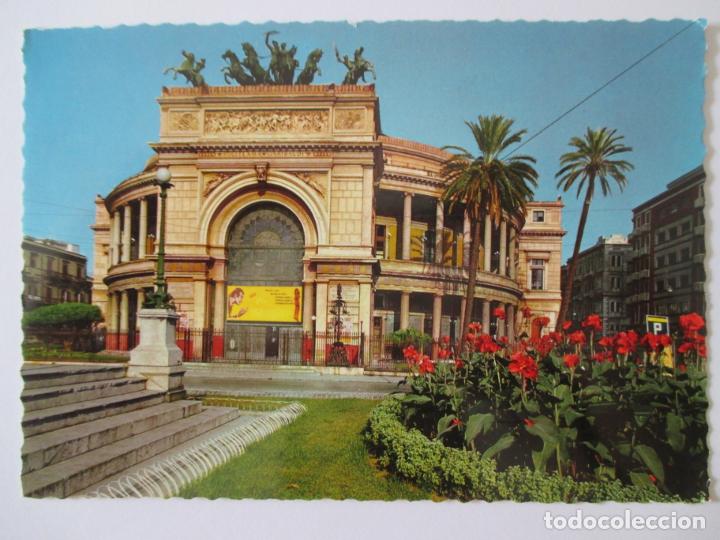 Postcards: TARJETA POSTAL DE ITALIA. PALERMO. POLITEAMA GARIBALDI.