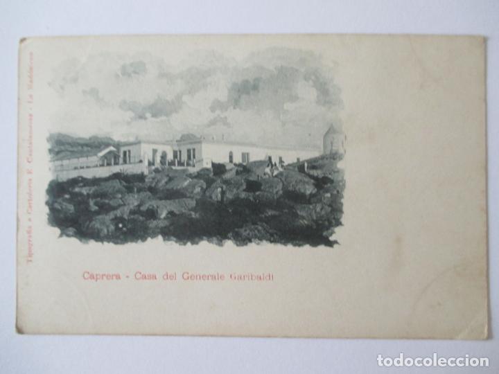 Postales: TARJETA POSTAL DE ITALIA. CAPRERA. CASA DEL GENERALE GARIBALDI.