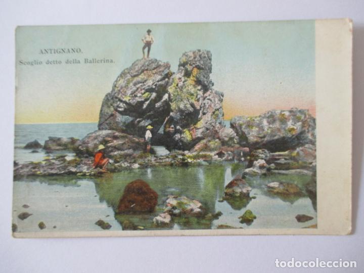 Postales: TARJETA POSTAL DE ITALIA. ANTIGNANO. SCOGLIO DETTO DELLA BALLERINA.