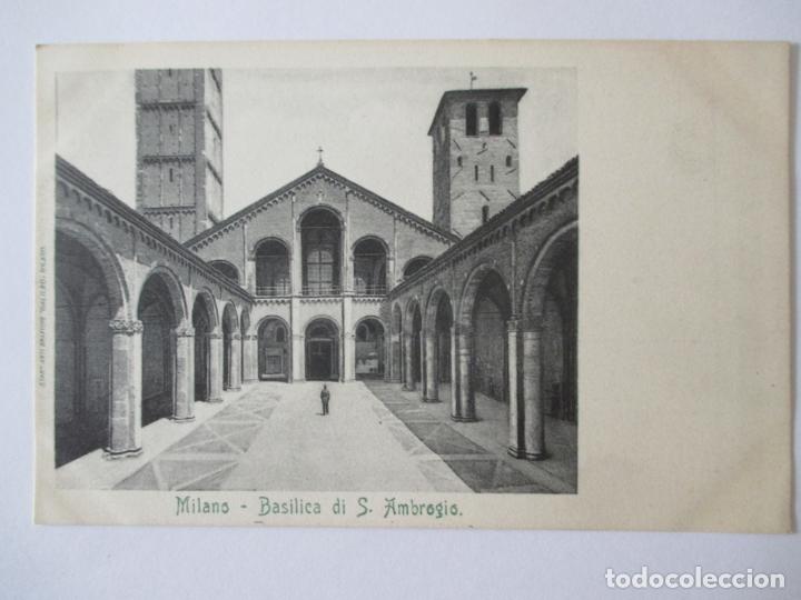Postales: TARJETA POSTAL DE ITALIA. MILANO. BASILICA DI S. AMBROGIO