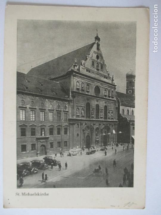 Postales: TARJETA POSTAL DE ALEMANIA. ST. MICHAELSKIRCHE IN M&Uuml;NCHEN FRONTANSICHT