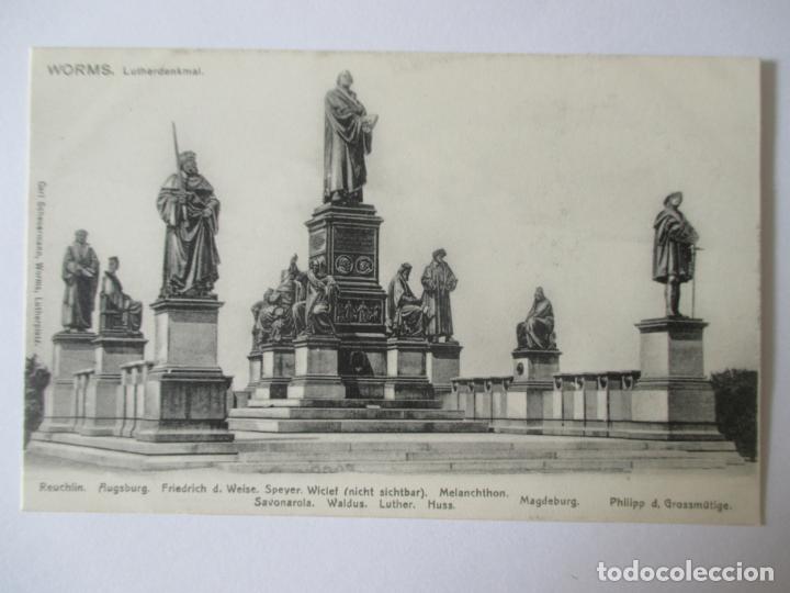 Postcards: TARJETA POSTAL DE ALEMANIA. WORMS. LUTHERDENKMAL