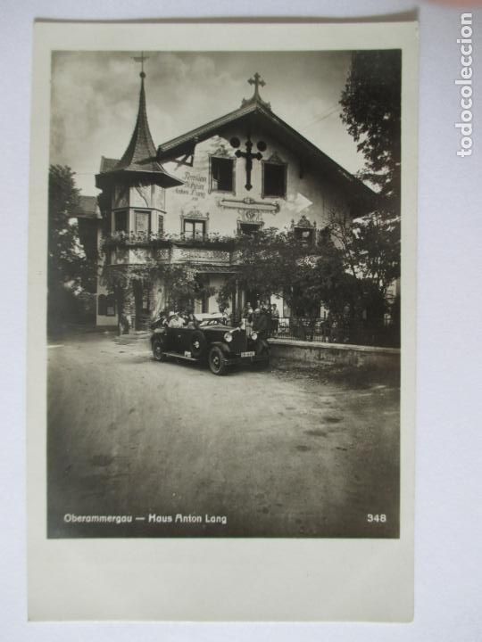 Postcards: TARJETA POSTAL DE ALEMANIA. OBERAMMERGAU HAUS ANTON LANG