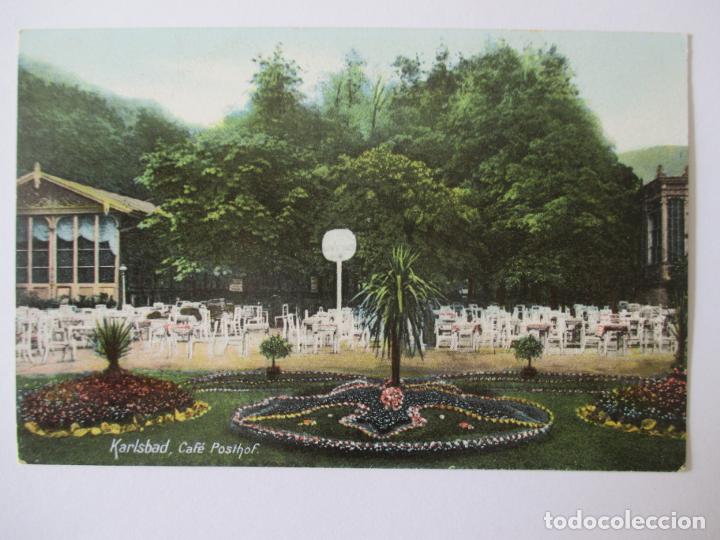 Postcards: TARJETA POSTAL DE ALEMANIA. KARLSBAD CAFE POSTHOF
