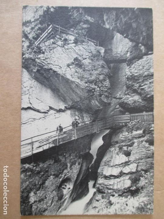 Postales: TARJETA POSTAL DE SUIZA. LAUTERBRUNNEN UNTERE GALERIE