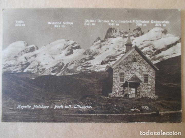 Postales: TARJETA POSTAL DE SUIZA. KAPELLE MELCHSEE FRUTT MIT ZITLISKETTE