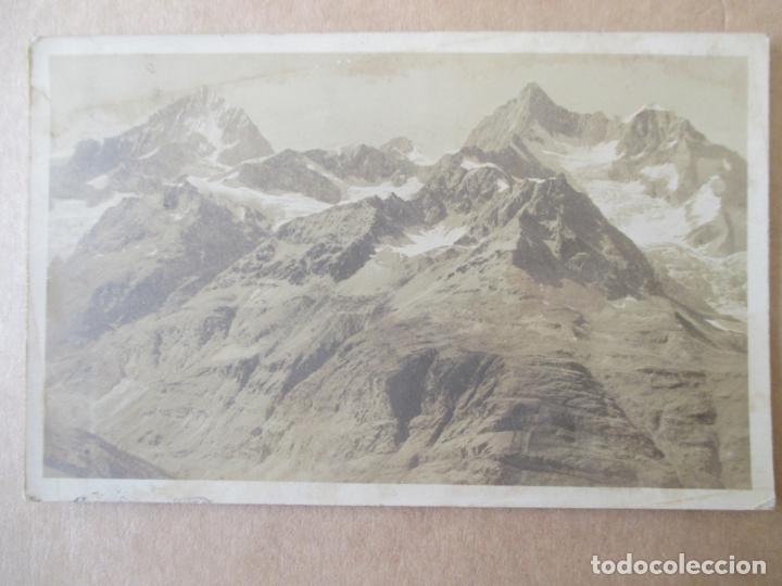 Postales: TARJETA POSTAL DE SUIZA. DENT BLANCHE 4364 M. OBERGABELHORN 4073 M