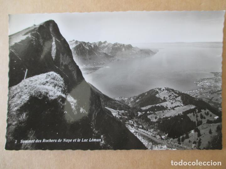Postcards: TARJETA POSTAL DE SUIZA. SOMMET DES ROCHERS DE NAYE ET LE LAC LEMAN