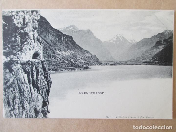 Postcards: TARJETA POSTAL DE SUIZA. AXENSTRASSE.