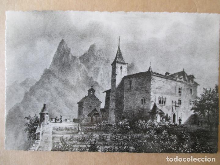 Postcards: TARJETA POSTAL DE SUIZA. CHATEAU DES COMTES DE GRUYERES. GLASSON BULLE.
