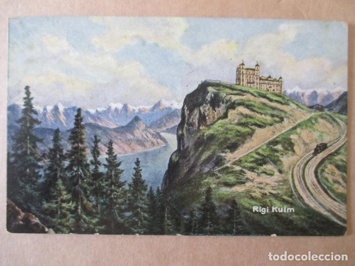 Postcards: TARJETA POSTAL DE SUIZA. RIGI KULM