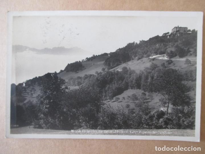 Postcards: TARJETA POSTAL DE SUIZA. MONT PELERIN LE GRAND HOTEL LES ALPES DE SAVOIE