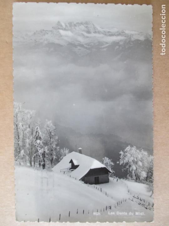 Postales: TARJETA POSTAL DE SUIZA. 9021. LES DENTS DU MIDI.