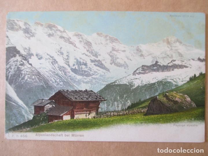 Postcards: TARJETA POSTAL DE SUIZA. 456. ALPENLANDSCHAFT BEI MURREN