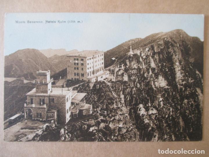 Postcards: TARJETA POSTAL DE SUIZA. MONTE GENEROSO. HOTELS KULM 1704 M.