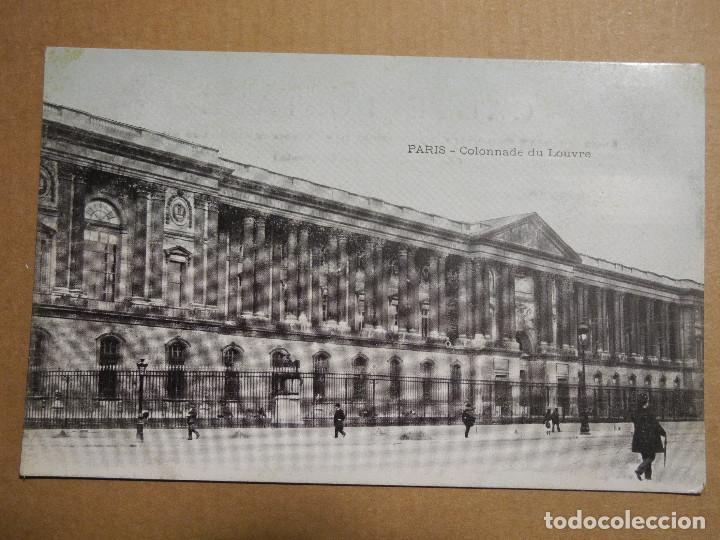 Postales: Paris Colonnade du Louvre. Sin circular - Foto 1