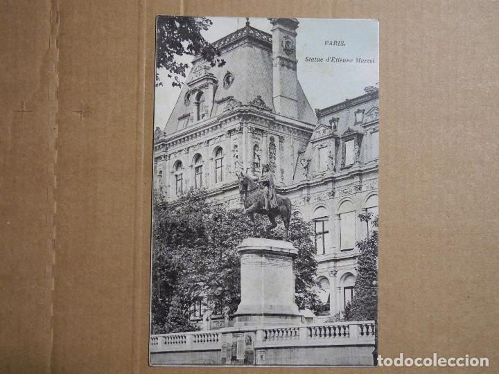 Postales: Paris Statue d&Eacute;tienne Marcel. Sin ciruclar - Foto 1
