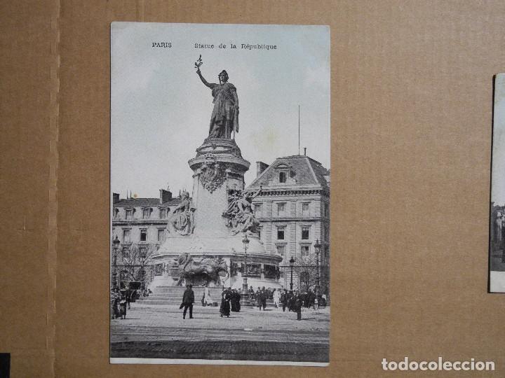 Postales: Paris Statue de la R&eacute;publique. Sin circular - Foto 1