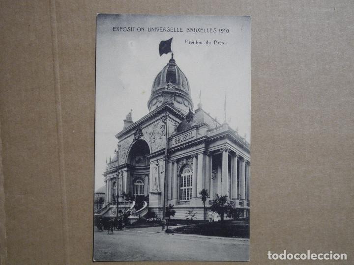 Postkarten: Exposition Universelle Bruxelles 1910 Pavillon du Br&eacute;sil. Sin circular