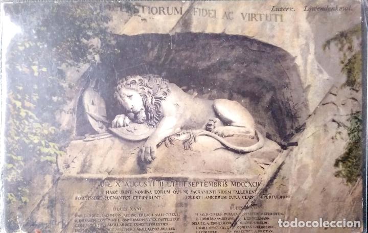 Postales: Lucerna. 4039 L&ouml;wendenkmal (Monumento al le&oacute;n de Lucerna) - Foto 1