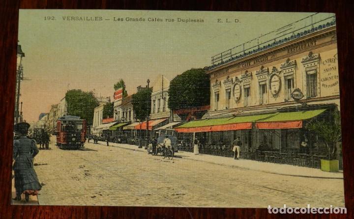 Postales: POSTAL DE VERSAILLES, N. 192, LES GRANDS CALES RUE DUPLESSIS, ED. E.L.D., NO CIRCULADA.