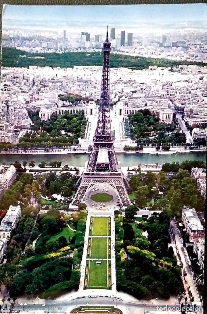 Postales: Par&iacute;s. 433 Torre Eiffel. Usada. Color - Foto 1
