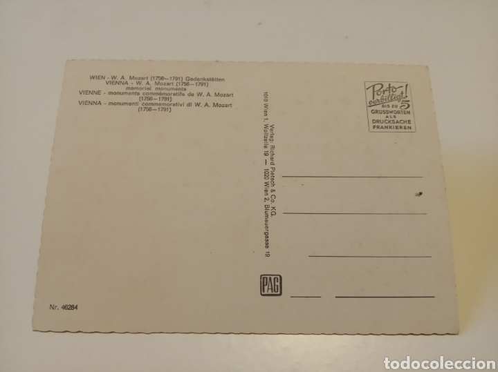 Postales: W,A,Mozart - Foto 2