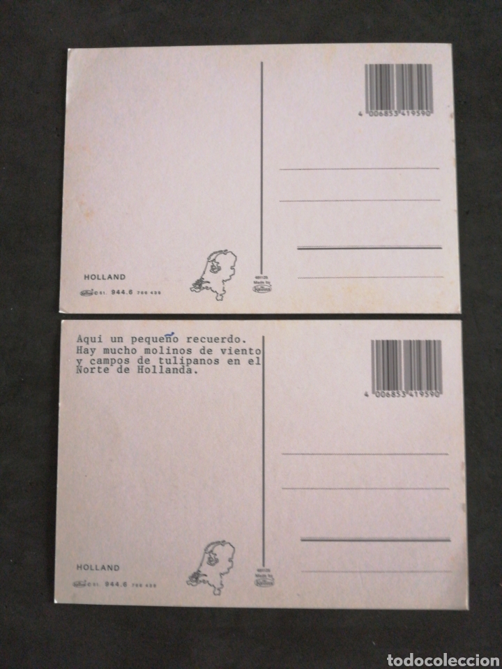 Postales: HOLANDA , 2 POST. - Foto 2